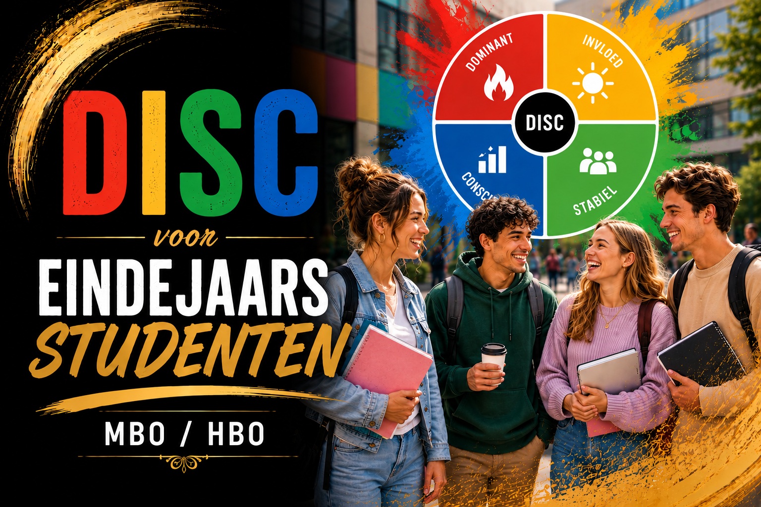 DISC voor eindejaarsstudenten MBO en HBO