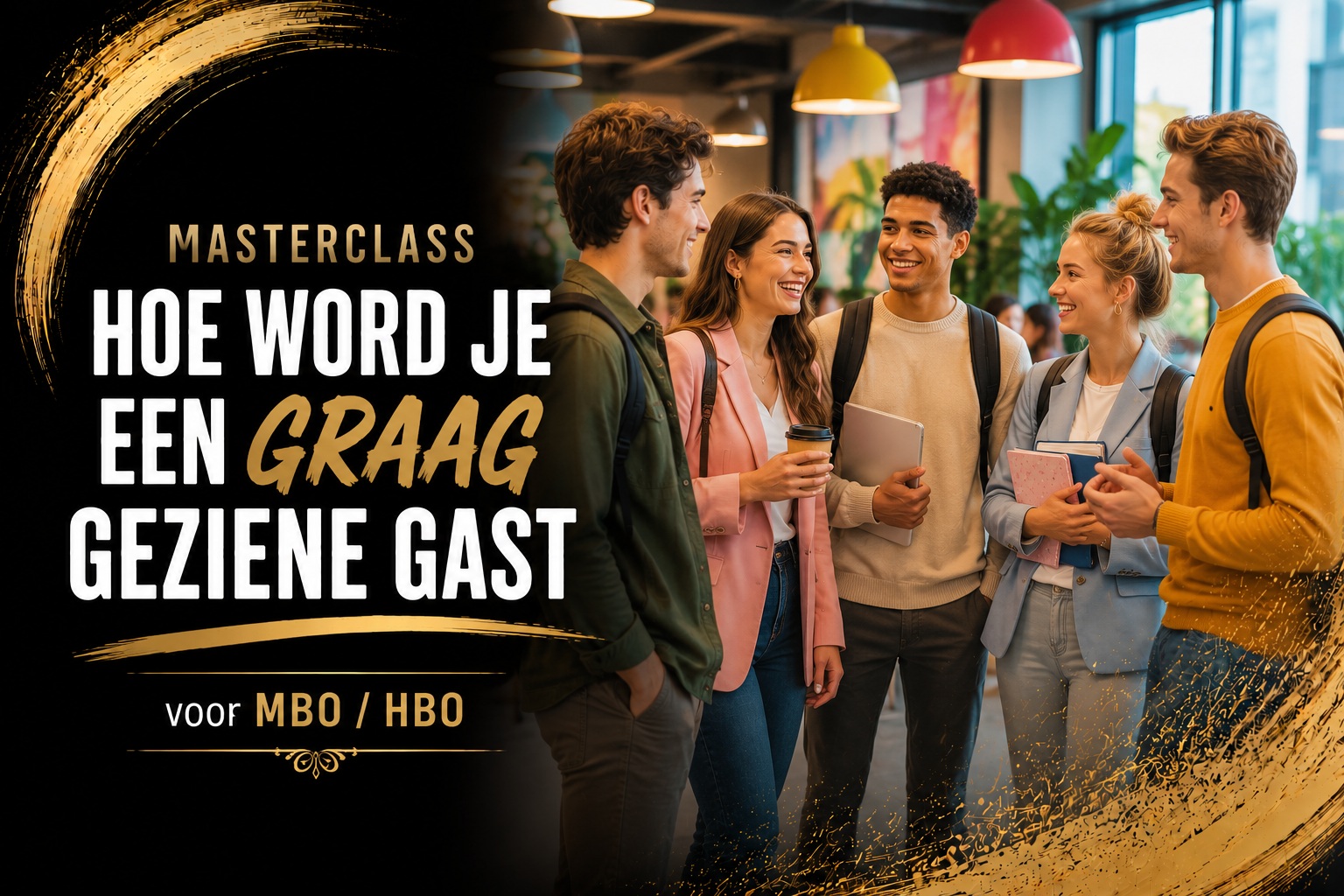 masterclass graag geziene gast voor MBO en HBO