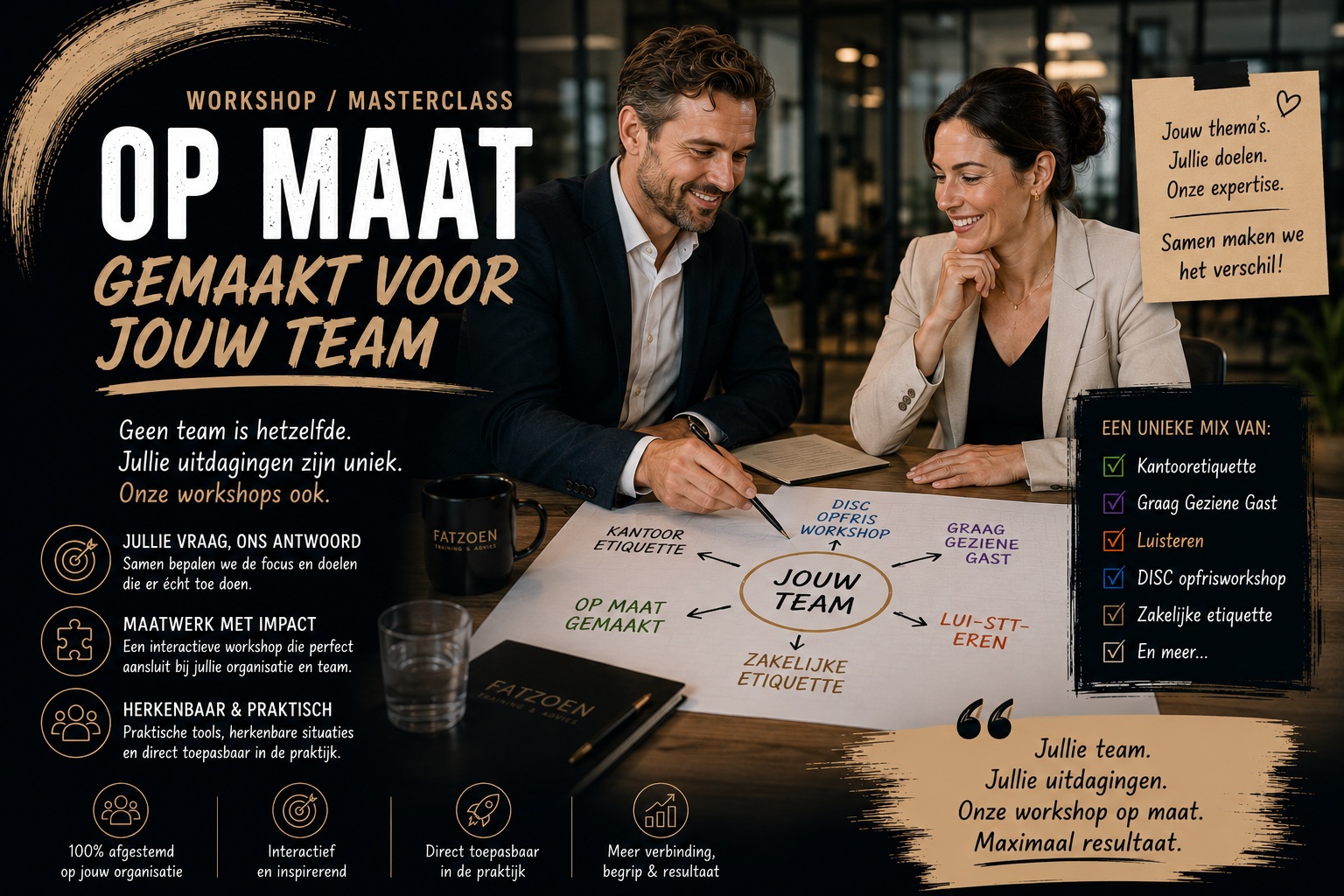 Workshop of masterclass Fatzoen op maat